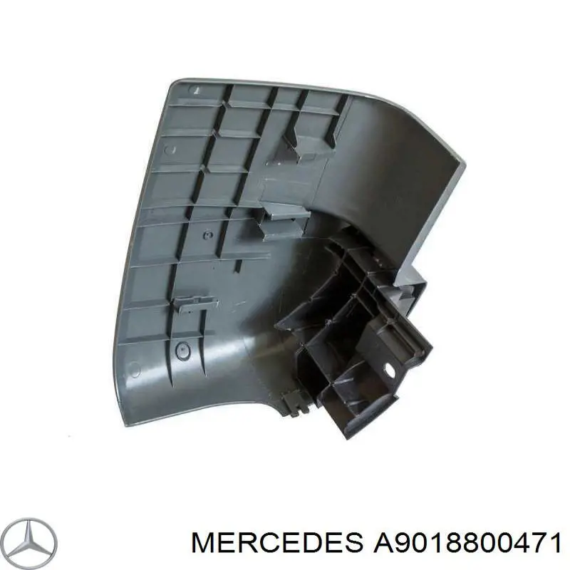 A9018800471 Mercedes бампер задний, правая часть