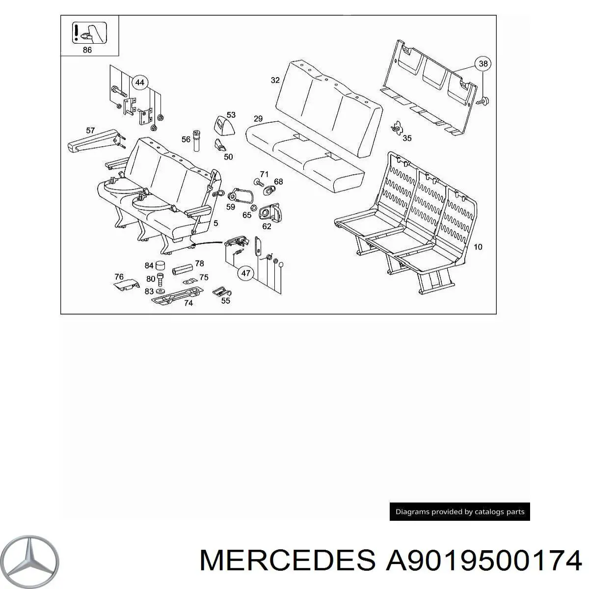 9019500174 Mercedes 