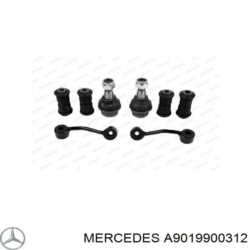 Parafuso de fixação de braço oscilante dianteiro, inferior para Mercedes Sprinter (904)