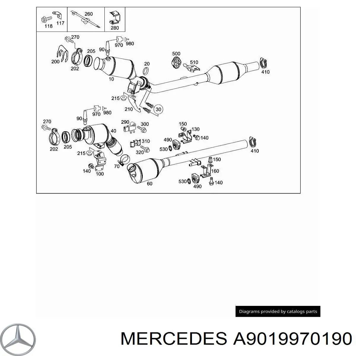 A9019970190 Mercedes 