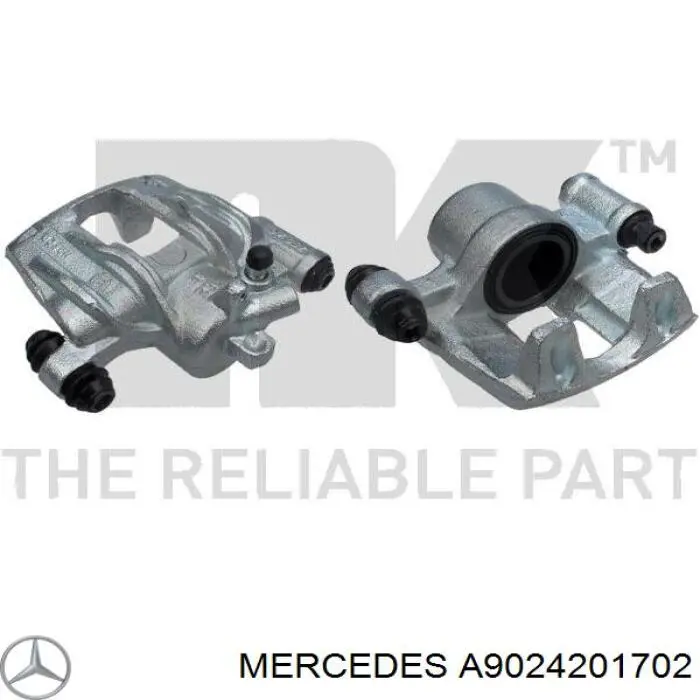 Тормозной суппорт правый задний Mercedes A9024201702 цена, от 47.68 USD