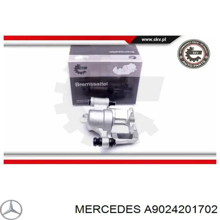 Купить A9024201702 Mercedes Суппорт задний правый