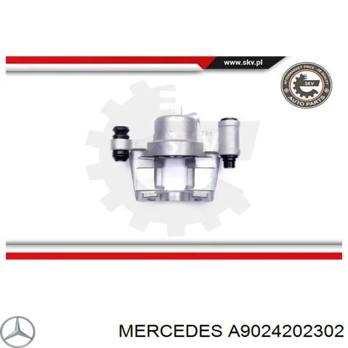 Купить A9024202302 Mercedes Суппорт задний правый