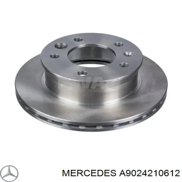 A9024210612 Mercedes диск тормозной передний