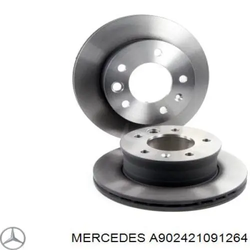 Тормоз дисковый передний Mercedes A902421091264 цена, от 33.15 USD