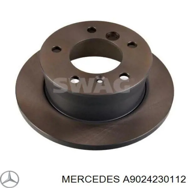 Купить A9024230112 Mercedes Диск тормозной задний