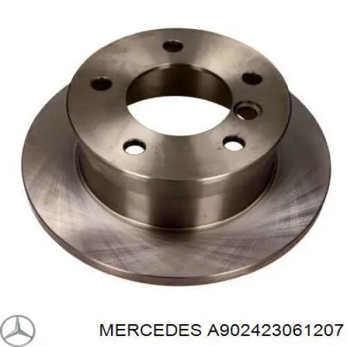 Задний дисковый тормоз Mercedes A902423061207