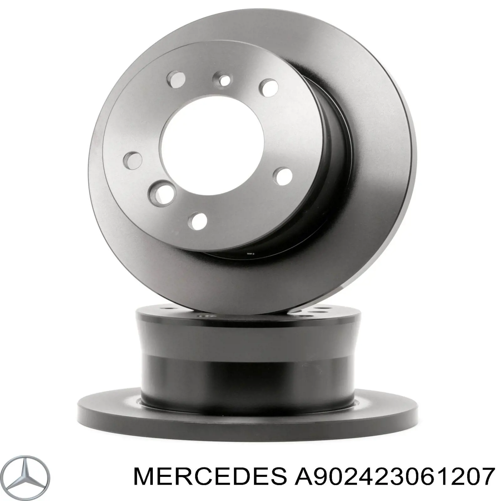 Купить A902423061207 Mercedes Диск тормозной задний