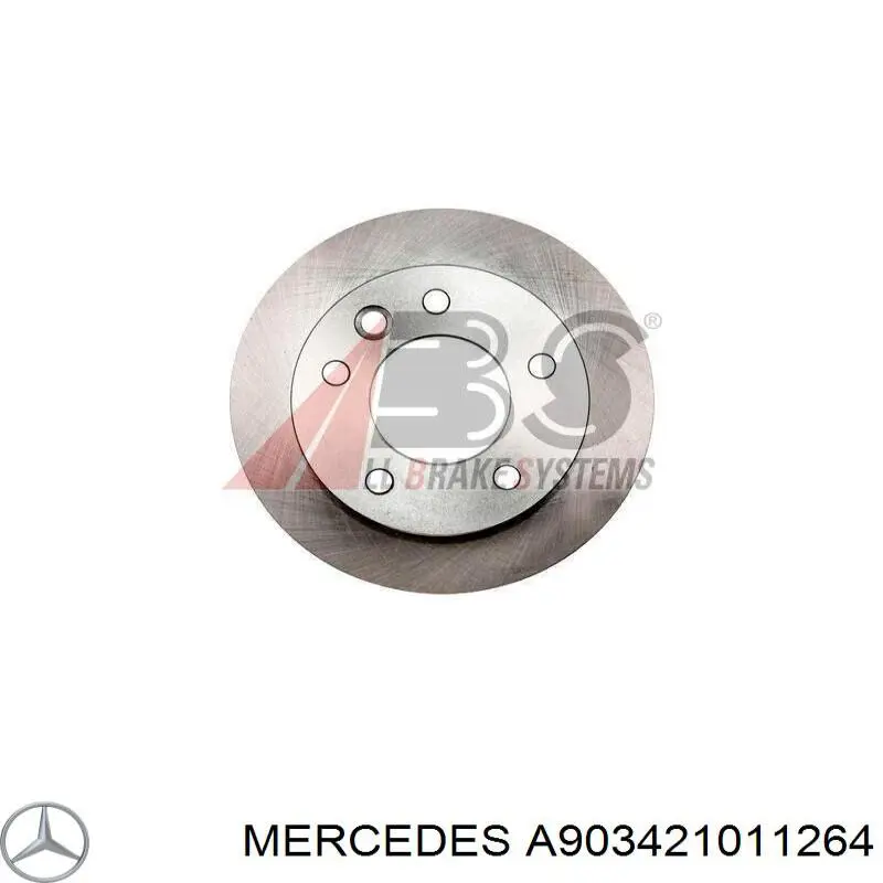 Передние тормозные диски A903421011264 Mercedes