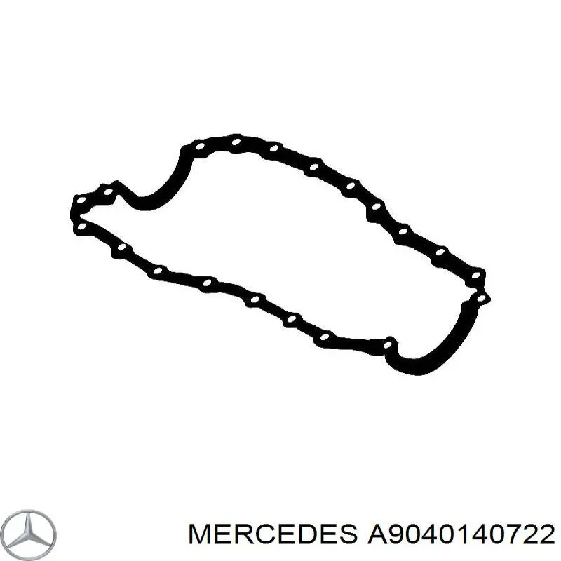 9040140722 Mercedes прокладка поддона картера двигателя