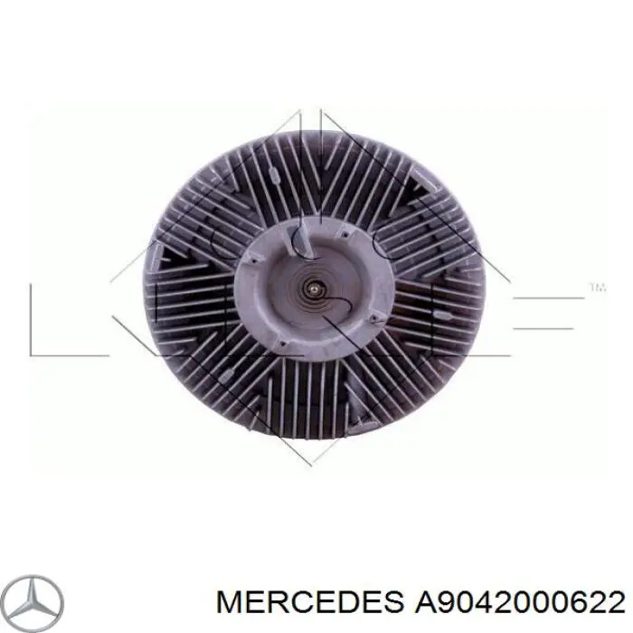 Вискомуфта вентилятора A9042000622 Mercedes