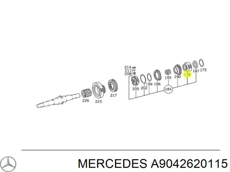 A9042620115 Mercedes 