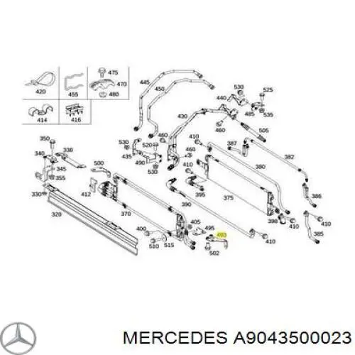 Купить A9043500023 Mercedes 