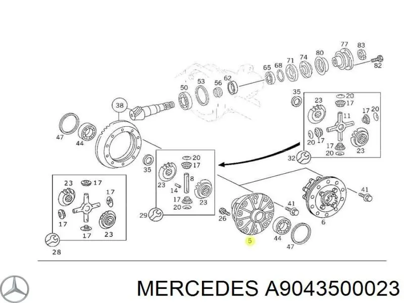 A9043500023 Mercedes 