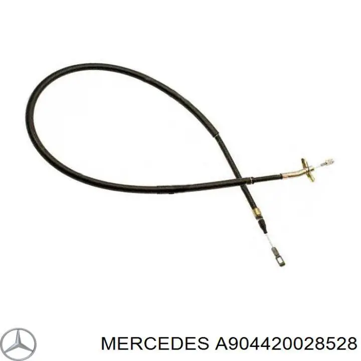 A904420028528 Mercedes трос ручного тормоза задний правый