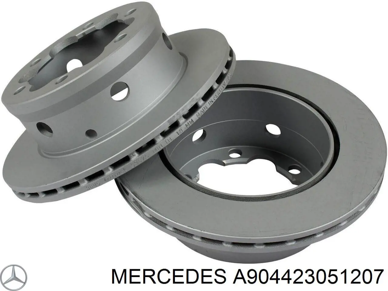 Купить A904423051207 Mercedes Диск тормозной задний