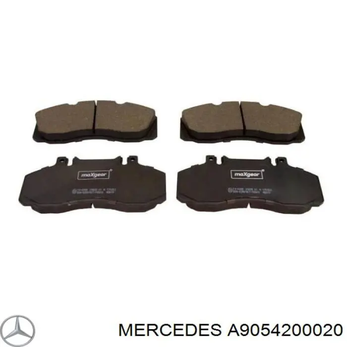 A9054200020 Mercedes колодки тормозные задние дисковые