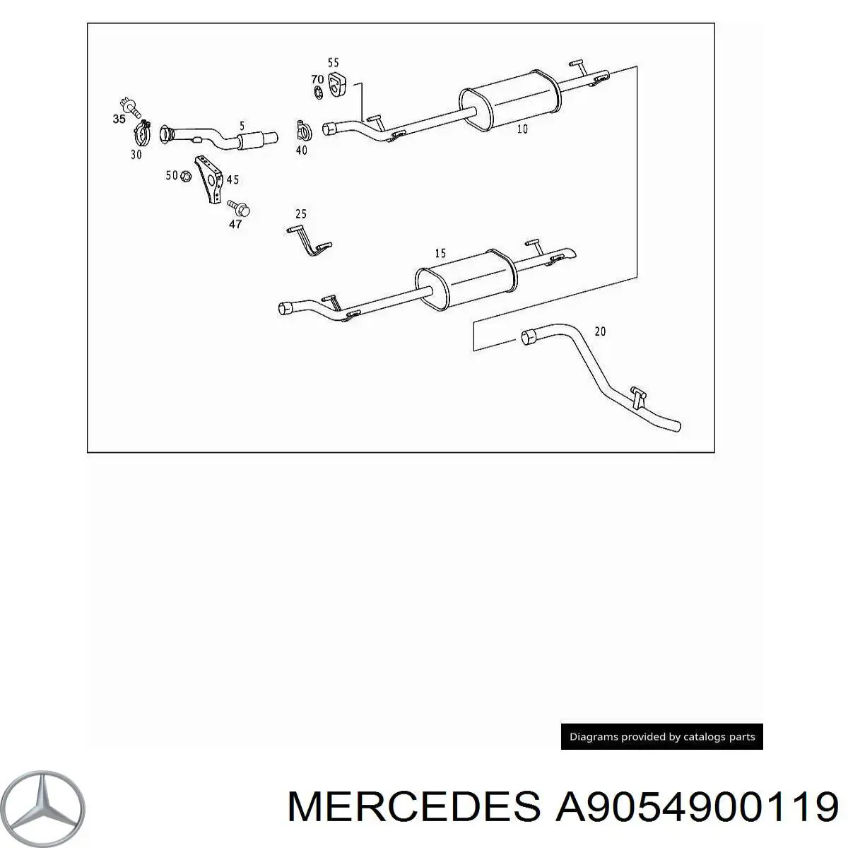 9054900119 Mercedes 