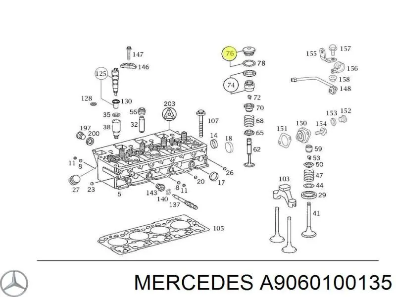 A9060100135 Mercedes 