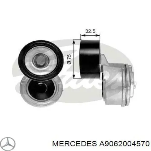 Натяжитель приводного ремня A9062004570 Mercedes