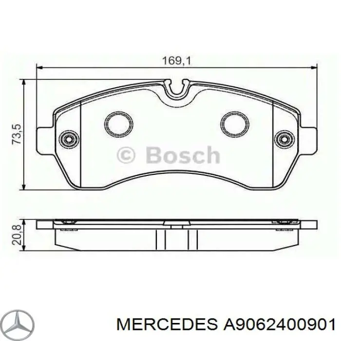 Кронштейн подушки коробки передач Mercedes A9062400901 цена, от 552.14 USD