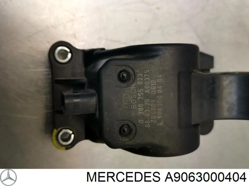  Pedal de gás (de acelerador) Mercedes Sprinter II 4,6-t сaixa (906) (2006 - 2020) II 4,6-t