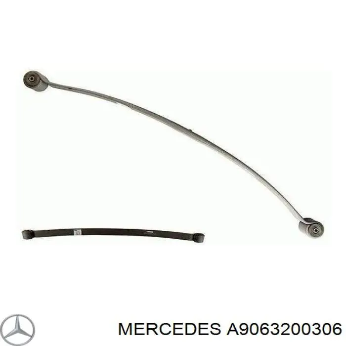 Рессора задняя Mercedes A9063200306