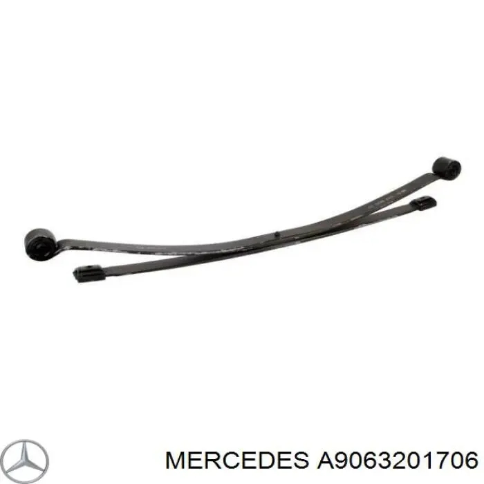 Рессора задняя Mercedes A9063201706