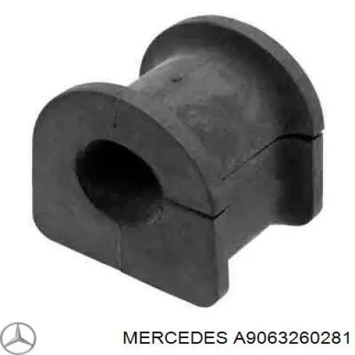 Резинка заднего стабилизатора Mercedes A9063260281 цена, от 2.34 USD