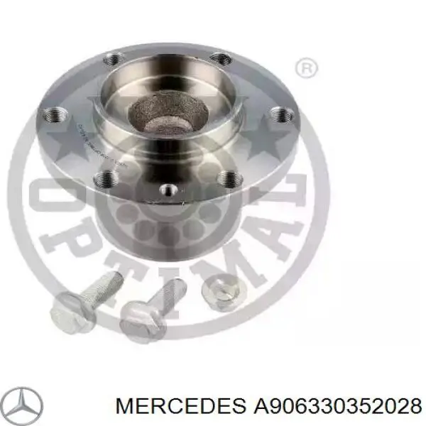 9063303520 Mercedes Цапфа - поворотный кулак передний, правый