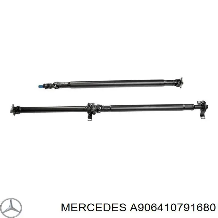 A906410791680 Mercedes junta universal traseira, parte traseira