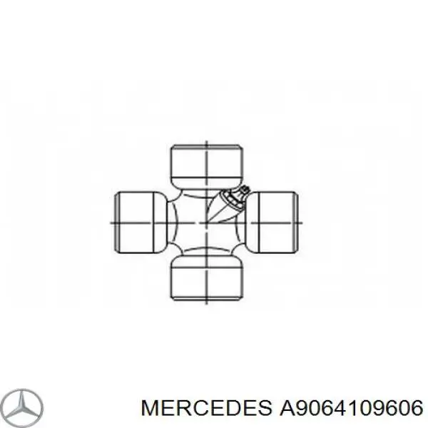 Купить A9064109606 Mercedes Кардан задний