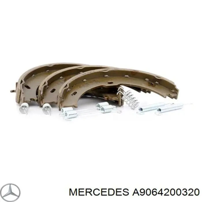 Тормозные колодки стояночного тормоза Mercedes A9064200320 цена, от 17.88 USD
