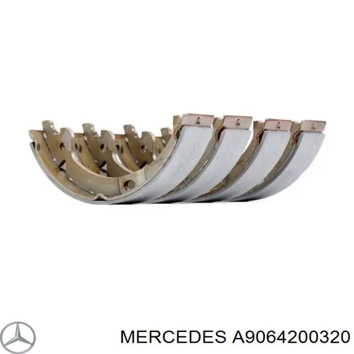 Колодки стояночного тормоза Mercedes A9064200320