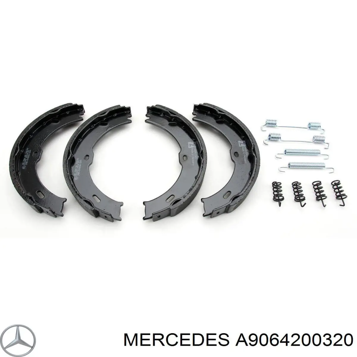 Купить A9064200320 Mercedes Колодки ручника/стояночного тормоза