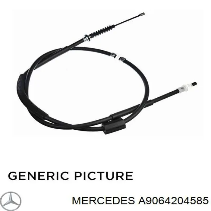 Задний трос ручника Mercedes A9064204585 цена, от 13.68 USD