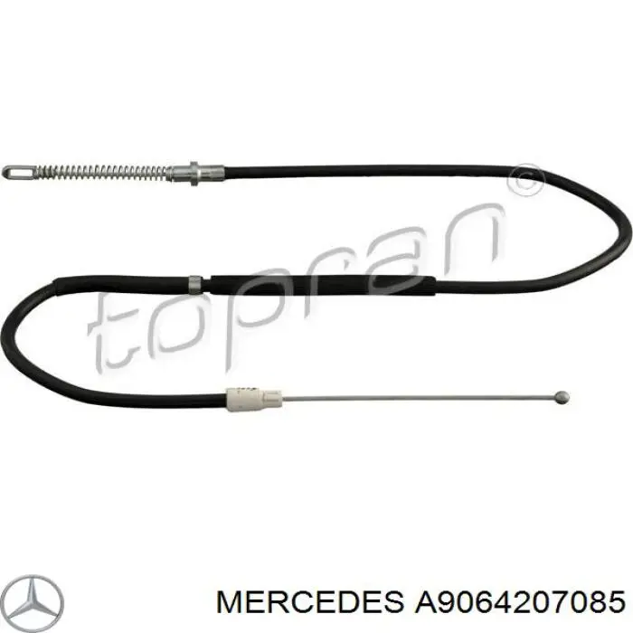 A9064207085 Mercedes трос ручного тормоза задний правый/левый