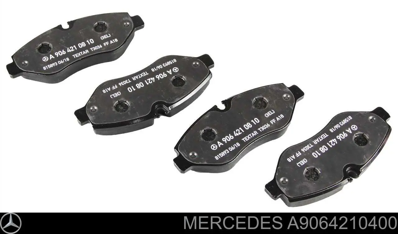 A9064210400 Mercedes колодки тормозные передние дисковые