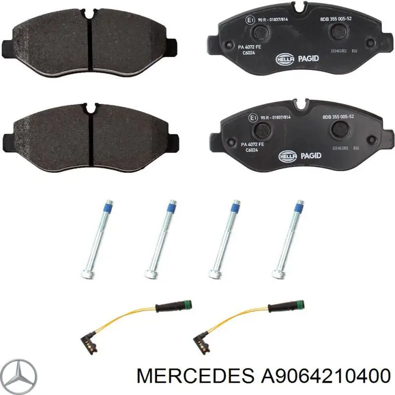 Тормозные колодки Mercedes A9064210400