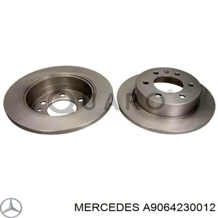 A9064230012 Mercedes диск тормозной задний