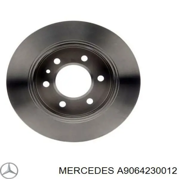 Disco do freio traseiro Mercedes A9064230012