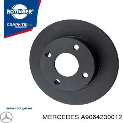 Disco do freio traseiro Mercedes A9064230012 preço, a partir de 77,74 USD