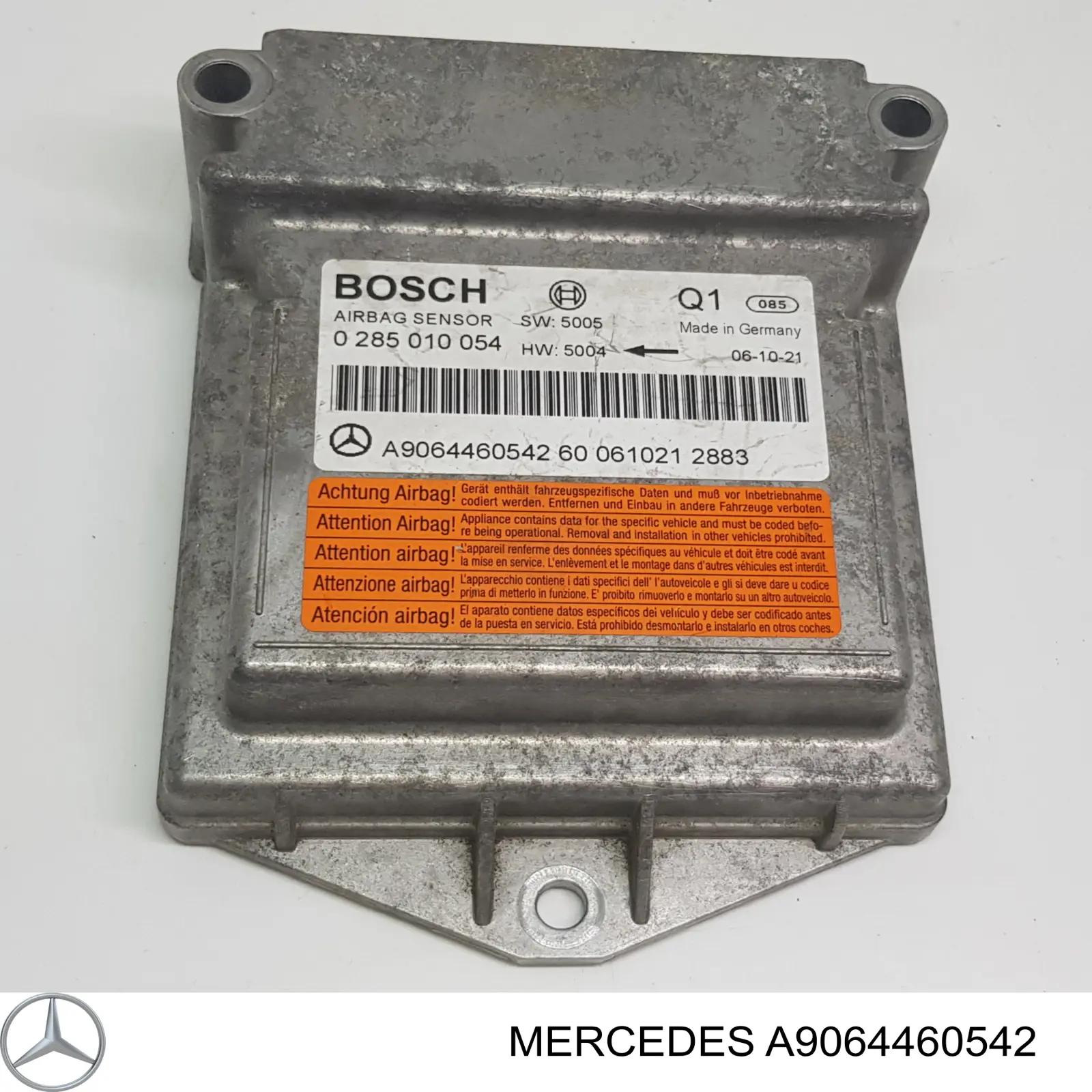 Модуль-процессор управления подушкой безопасности (ЭБУ AIRBAG) Mercedes A9064460542 цена, от 12.78 USD