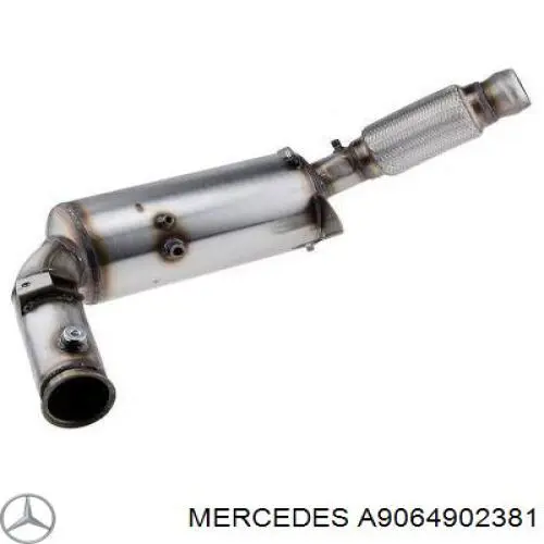 Каталитический нейтрализатор отработавших газов Mercedes A9064902381 цена, от 245.42 USD