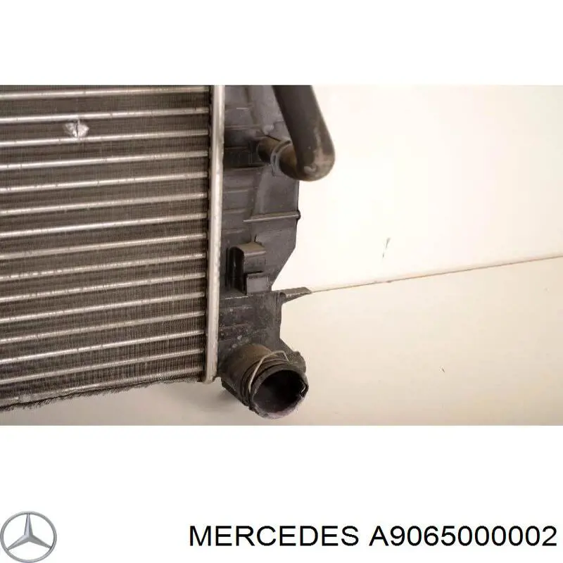 A9065000002 Mercedes radiador de esfriamento de motor