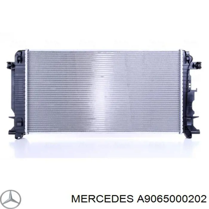 A9065000202 Mercedes radiador de esfriamento de motor