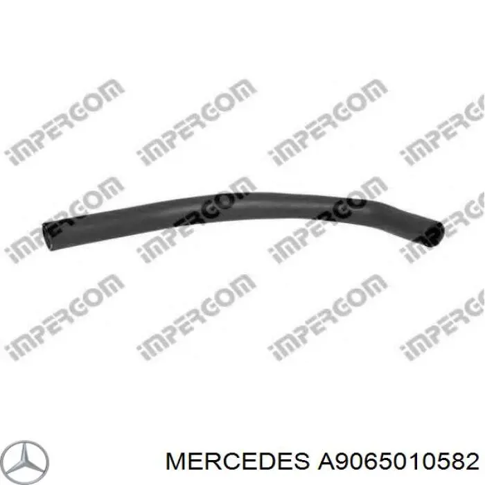 A9065010582 Mercedes mangueira (cano derivado do radiador de esfriamento superior)