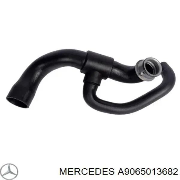 A9065013682 Mercedes mangueira (cano derivado inferior do radiador de esfriamento)