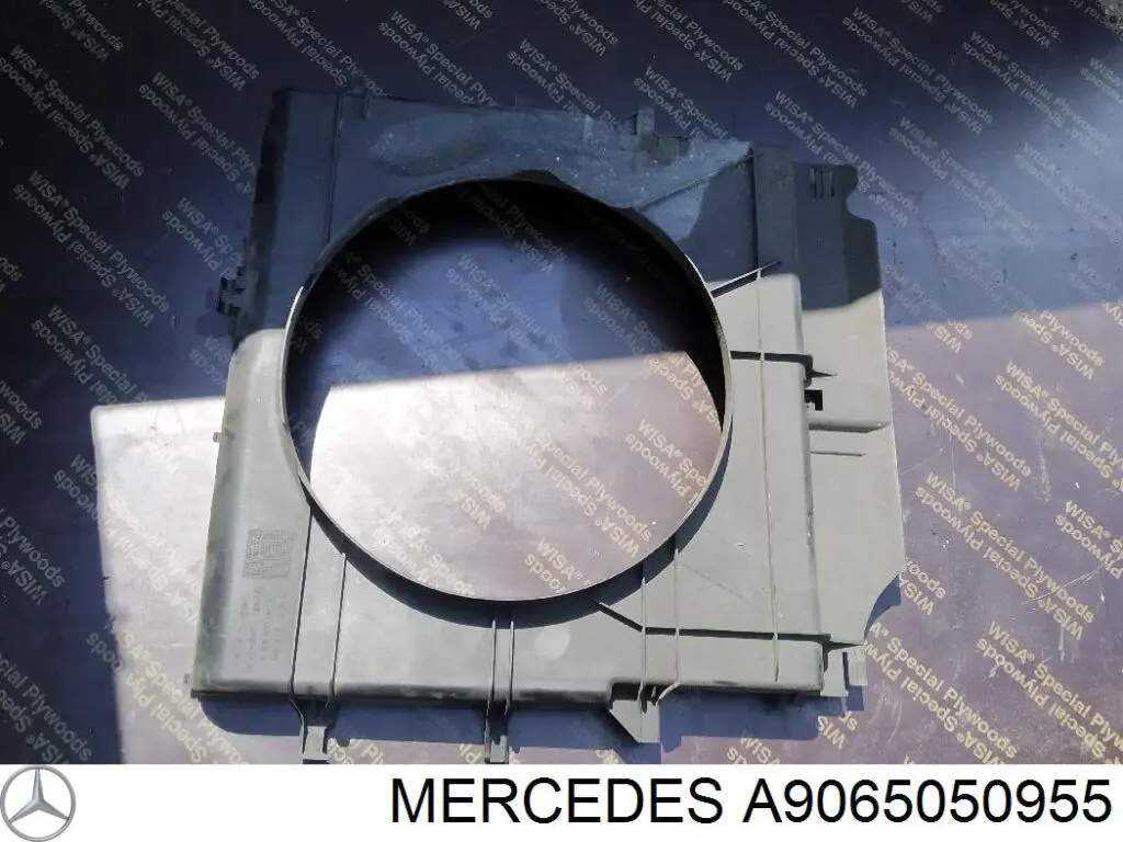 A9065050955 Mercedes difusor do radiador de esfriamento