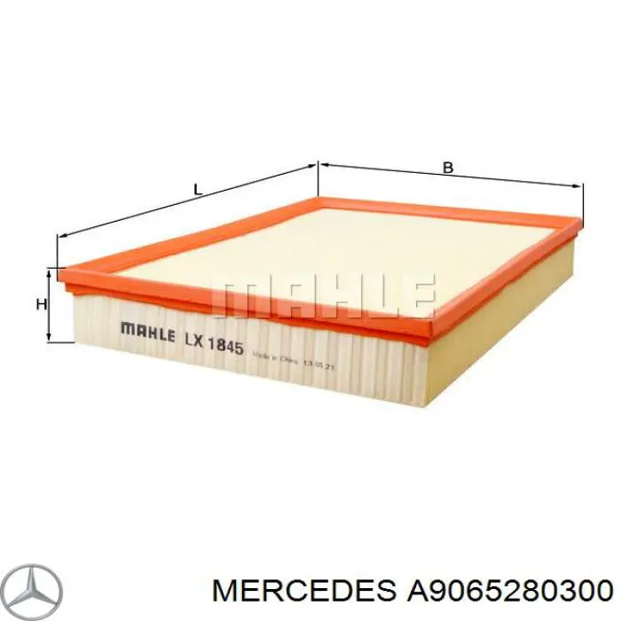 Корпус воздушного фильтра в сборе Mercedes 9065280300 цена, от 39.28 USD